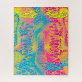 PYTHON - modern decoratief fractal - Legpuzzel (Verticaal)