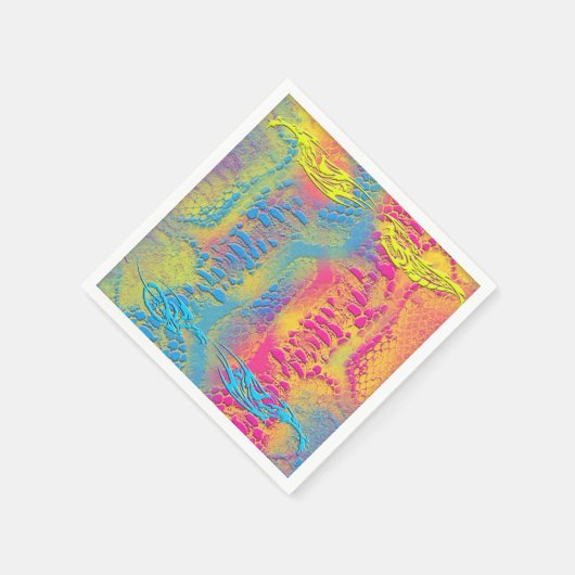 PYTHON - modern decoratief fractal - Servet (Hoek)