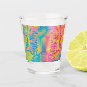 PYTHON - modern decoratief fractal - Shot Glas (Voorkant)