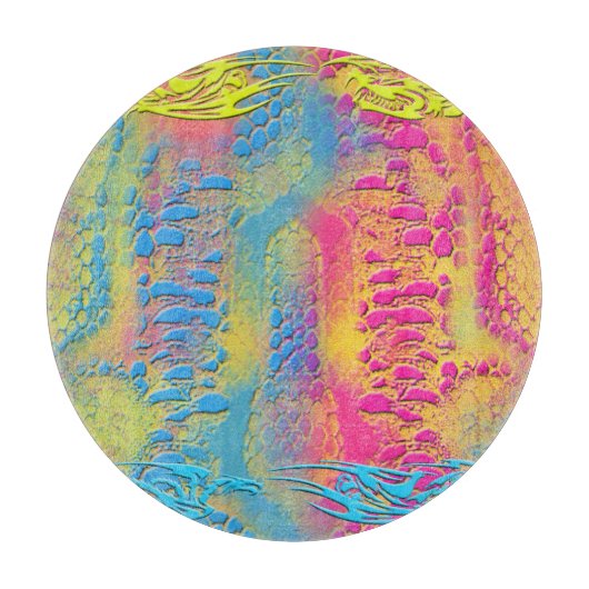 PYTHON - modern decoratief fractal - Snijplank (Voorkant)