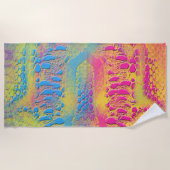 PYTHON - modern decoratief fractal - Strandlaken (Voorkant)