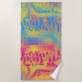 PYTHON - modern decoratief fractal - Strandlaken (Voorkant)