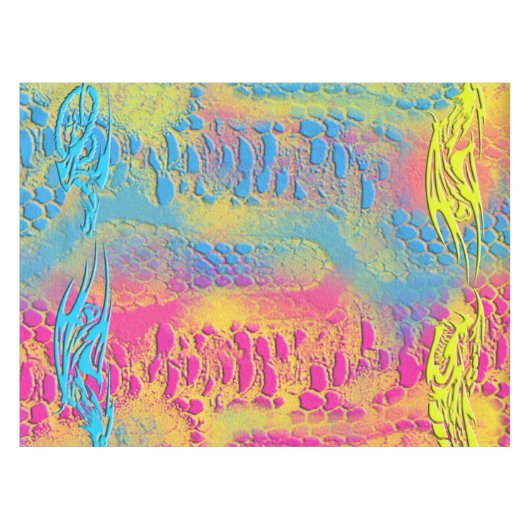 PYTHON - modern decoratief fractal - Tafelkleed (Voorkant (Horizontaal))