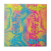 PYTHON - modern decoratief fractal - Tegeltje (Voorkant)