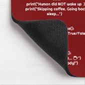 Python morning_routine() Muismat – Cadeau voor pro (Hoek)