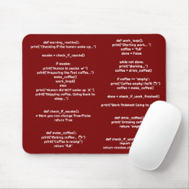 Python morning_routine() Muismat – Cadeau voor pro