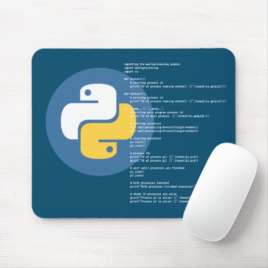 Python mousepad muismat (Met muis)