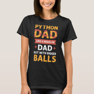 Python papa. Herpetologen. Royal Python Banana Ba T-shirt