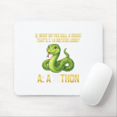 Python Pithon Pi-dag symbool Grappige wiskundelera Muismat (Met muis)