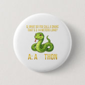 Python Pithon Pi-dag symbool Grappige wiskundelera Ronde Button 5,7 Cm (Voorkant)