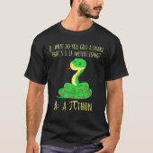 Python Pithon Pi Sybol Funny Wiskunde Teacher Pi D T-shirt (Voorkant)