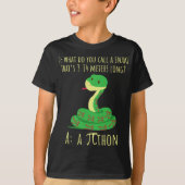 Python Pithon Pi Sybol Funny Wiskunde Teacher Pi D T-shirt (Voorkant)