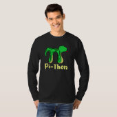 Python Pithon Pi Symbol Fun Math Teacher Pi Day sn T-shirt (Voorkant volledig)