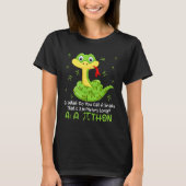 Python Pithon Pi Symbol  Math Teacher Pi Day T-shirt (Voorkant)