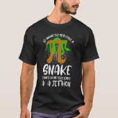 Python Pithon Pi Symbol Wiskunde Leraar T-shirt (Voorkant)
