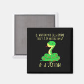 Python Pithon Pi Symbool Grappige Wiskunde Docent  Magneet (Voorkant / Achterkant)
