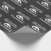 Python Programmer IT Nerd Panda Programming Humor Cadeaupapier (Hoek)