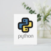 Python programmeren feestdagenkaart (Staand voorkant)