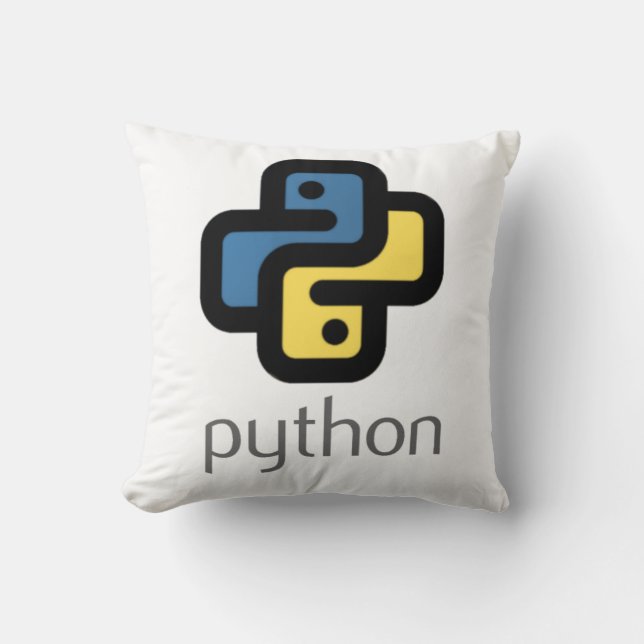 Python programmeren kussen (Voorkant)