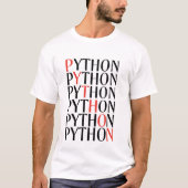 Python programmeren t-shirt (Voorkant)