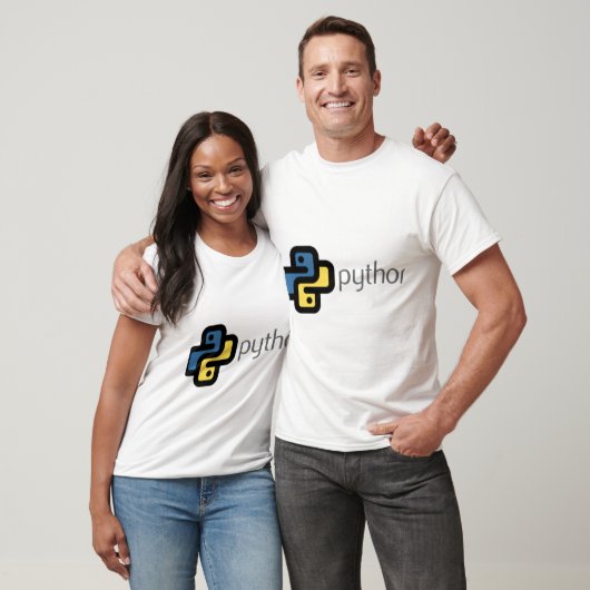 Python programmeren t-shirt (Unisex)