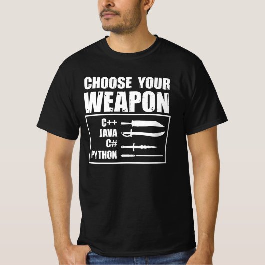 Python Programming, Programmer, Coder T-shirt (Voorkant)