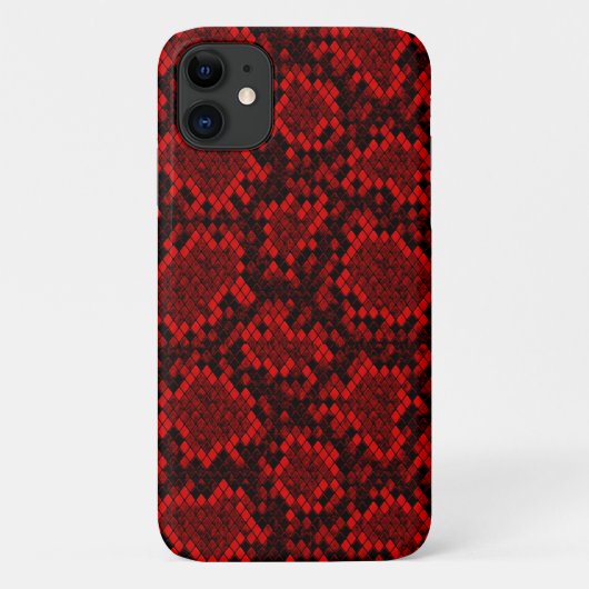 PYTHON RODE HUID Case-Mate iPhone CASE (Achterkant)
