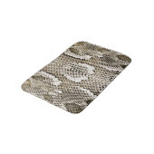 Python Skin: Dierlijk Patroon Ontwerp Badmat (Gekanteld)
