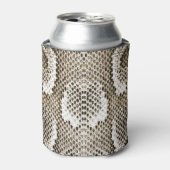 Python Skin: Dierlijk Patroon Ontwerp Blikjeskoeler (Blikje Voorkant)