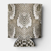 Python Skin: Dierlijk Patroon Ontwerp Blikjeskoeler (Voorkant)