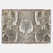 Python Skin: Dierlijk Patroon Ontwerp Deken (Voorkant)
