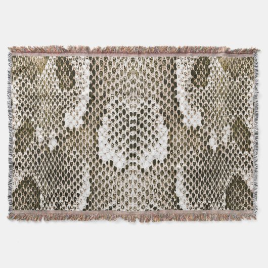 Python Skin: Dierlijk Patroon Ontwerp Deken (Voorkant)
