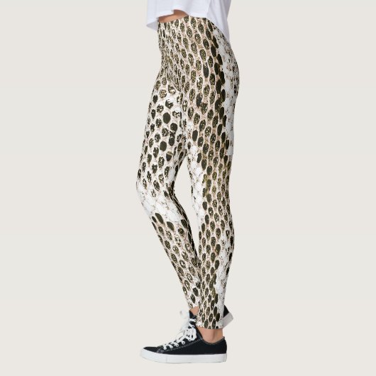 Python Skin: Dierlijk Patroon Ontwerp Leggings (Links)