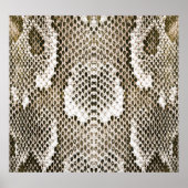 Python Skin: Dierlijk Patroon Ontwerp Poster (Voorkant)
