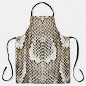 Python Skin: Dierlijk Patroon Ontwerp Schort (Voorkant)