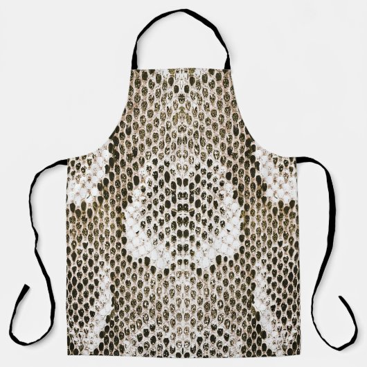 Python Skin: Dierlijk Patroon Ontwerp Schort (Voorkant)