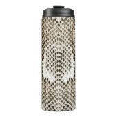 Python Skin: Dierlijk Patroon Ontwerp Thermosbeker (Voorkant)