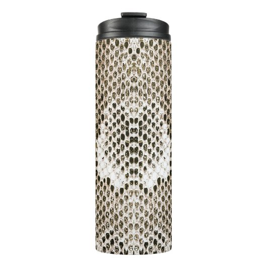 Python Skin: Dierlijk Patroon Ontwerp Thermosbeker (Voorkant)
