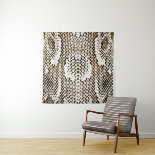Python Skin: Dierlijk Patroon Ontwerp Wandkleed (In situ)