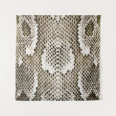 Python Skin: Dierlijk Patroon Ontwerp Wandkleed (Voorkant)
