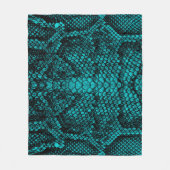 Python Skin: Slangenpatroon ontwerp Fleece Deken (Voorkant)