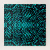 Python Skin: Slangenpatroon ontwerp Legpuzzel (Horizontaal)