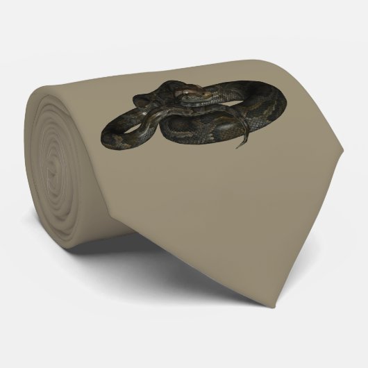 Python, slang Stropdas (Opgerold)