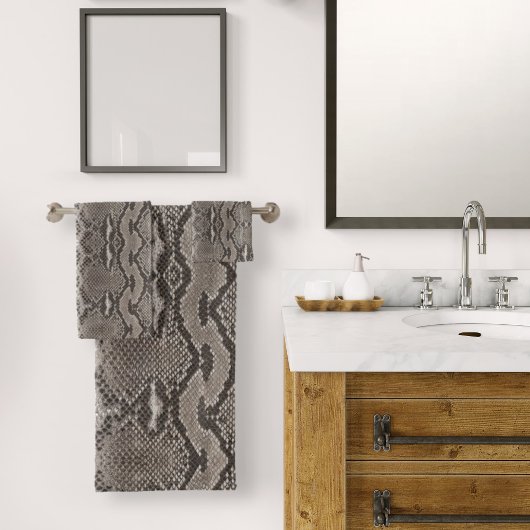 Python Slangenhuid Dierenprint Bad Handdoek