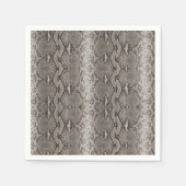 Python Slangenhuid Dierenprint Servet (Voorkant)