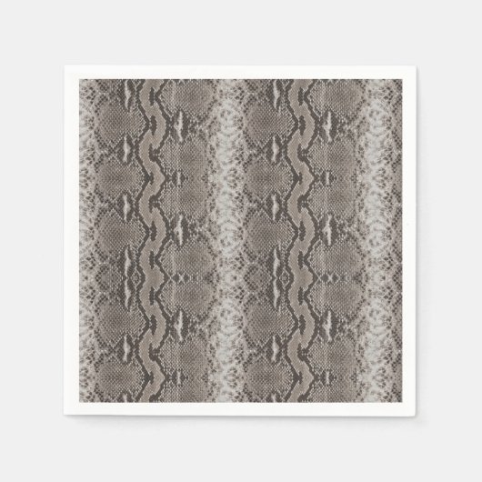 Python Slangenhuid Dierenprint Servet (Voorkant)