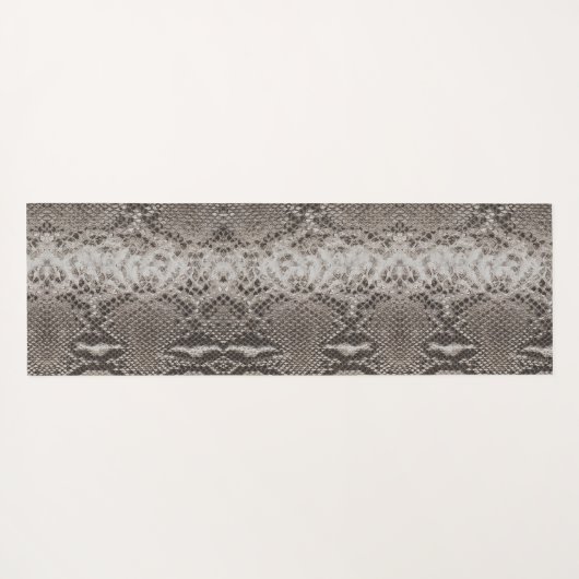 Python Slangenhuid Dierenprint Yogamat (Achterkant (horizontaal))