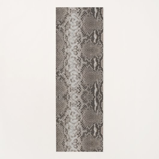 Python Slangenhuid Dierenprint Yogamat (Voorkant)
