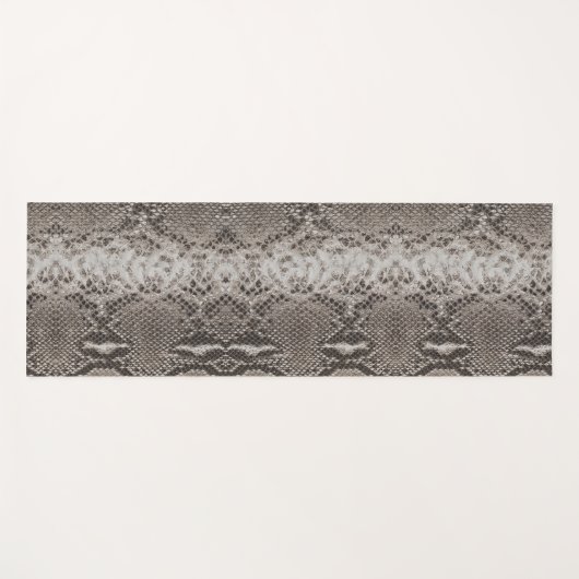 Python Slangenhuid Dierenprint Yogamat (Voorkant (horizontaal))