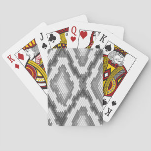 Python slangenhuid patroon pokerkaarten